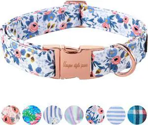 Unique style paws Dog Collar Metal Buckle Red Rose Puppy Collar Flower Gift Durable Cute for Small Medium Large Boys Girls Dogs Unique style paws Dog Collar Metal Buckle Red Rose Puppy Collar Flower Gift Durable Cute for Small Medium Large Boys Girls Dogs