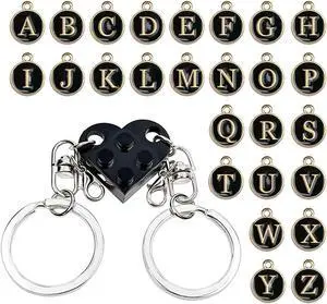 Personalized Brick Matching Couple Heart Keychain, Heart Keychain Gifts for Him Her Boyfriend Girlfriend Mom Couple Lovers Personalized Brick Matching Couple Heart Keychain, Heart Keychain Gifts for Him Her Boyfriend Girlfriend Mom Couple Lovers