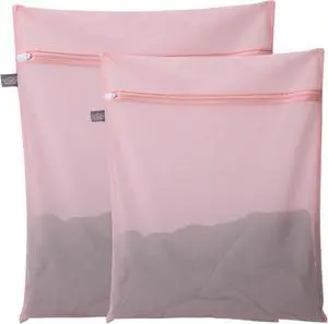 Lingerie Bag for Washing Delicates, Pink Laundry Bag for Delicates, 1L+1M | Mesh Washing Bags for Wash Intimates, Underwear, Bra, Delicates, Tumble Dryer Safe, Privacy, For Women, Lady, Gril Lingerie Bag for Washing Delicates, Pink Laundry Bag for Delicates, 1L+1M | Mesh Washing Bags for Wash Intimates, Underwear, Bra, Delicates, Tumble Dryer Safe, Privacy, For Women, Lady, Gril