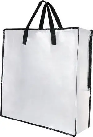 Clear Storage Bags with Zipper and Handles, Under Bed Storage and Closet Organizers Containers, Blanket Bags for Clothes Pillow Bedding Moving and Packing Supplies, Pack of 1 Clear Storage Bags with Zipper and Handles, Under Bed Storage and Closet Organizers Containers, Blanket Bags for Clothes Pillow Bedding Moving and Packing Supplies, Pack of 1