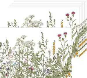Vintage Wildflowers Floral Paper Placemats Disposable 50 Pack 16x 11 Inch Seasonal Wildflower Place Mats for Spring Summer Bridal Shower Wedding Birthday Party Supplies Vintage Wildflowers Floral Paper Placemats Disposable 50 Pack 16x 11 Inch Seasonal Wildflower Place Mats for Spring Summer Bridal Shower Wedding Birthday Party Supplies