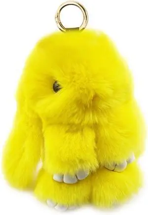 Bunny Keychain Cute Rex Rabbit Fur Keychain Car Handbag Keyring Bunny Keychain Cute Rex Rabbit Fur Keychain Car Handbag Keyring
