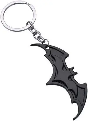 OK-STORE Bat Symbol Key Chain Zinc Alloy Keychain Bat Shape Metal Key Ring Tag for Your Autos, Home or Boat OK-STORE Bat Symbol Key Chain Zinc Alloy Keychain Bat Shape Metal Key Ring Tag for Your Autos, Home or Boat