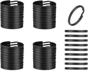50pcs 25mm Key Ring Keychain Metal Black Round Split Key Chains Rings Connectors for Home Car Dog Tag Office Ornaments Keys Attachment 50pcs 25mm Key Ring Keychain Metal Black Round Split Key Chains Rings Connectors for Home Car Dog Tag Office Ornaments Keys Attachment