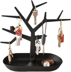 OULIGET Tabletop Key Holder Stand Tree Key Rack,Stand Jewelry Display Necklace Ring Earring Holder Rack,Jewelry Organizer Tray Home Decor for Home Entryway OULIGET Tabletop Key Holder Stand Tree Key Rack,Stand Jewelry Display Necklace Ring Earring Holder Rack,Jewelry Organizer Tray Home Decor for Home Entryway