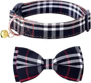 Yizepet Dog Collar with Bow Tie- Adjustable pet Collar for Dogs with Plastic Buckle Collar, Stylish Pattern for Small Medium or Large Boy and Girl Dog and Cat Yizepet Dog Collar with Bow Tie- Adjustable pet Collar for Dogs with Plastic Buckle Collar, Stylish Pattern for Small Medium or Large Boy and Girl Dog and Cat