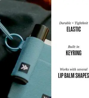 Thread Wallets Elastic Chapstick and Lip Gloss Holder Keychain Thread Wallets Elastic Chapstick and Lip Gloss Holder Keychain