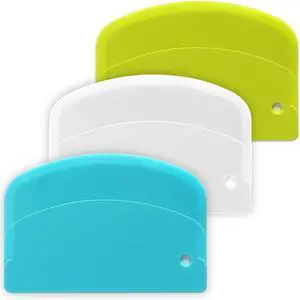 ALLTOP Hard Bench Scraper Premium Quality Bread Tools for Homemade Baking,Dough Cutter with Versatile Usage - Vibrant and Ergonomic Plastic Bowl Scrapers for Your Kitchen ALLTOP Hard Bench Scraper Premium Quality Bread Tools for Homemade Baking,Dough Cutter with Versatile Usage - Vibrant and Ergonomic Plastic Bowl Scrapers for Your Kitchen