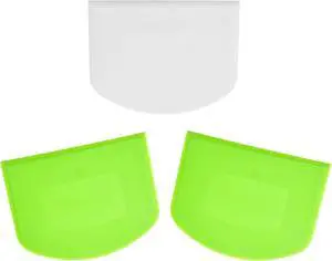 3 PCS Plastic Dough Scraper Bench Scraper, 4.7x3.7" Flexible Bowl Scraper, Food-Grade Dough Cutter, Non-Slip Food Scrappers for Bread, Cake, Cream, Fondant 3 PCS Plastic Dough Scraper Bench Scraper, 4.7x3.7" Flexible Bowl Scraper, Food-Grade Dough Cutter, Non-Slip Food Scrappers for Bread, Cake, Cream, Fondant