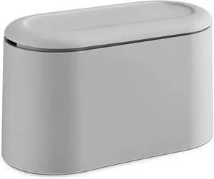 SUBEKYU Mini Trash Can with Lid,Small Desktop Trash Can,Light Grey 0.5 Gal | Countertop Mini Garbage Cans,Small Garbage Can for Office Kitchen Coffee Table, Tiny Wastebasket for Desktop SUBEKYU Mini Trash Can with Lid,Small Desktop Trash Can,Light Grey 0.5 Gal | Countertop Mini Garbage Cans,Small Garbage Can for Office Kitchen Coffee Table, Tiny Wastebasket for Desktop
