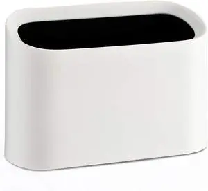 SUBEKYU Mini Countertop Trash Can,Tiny Desktop Trash Can,White 0.4 Gal | Small Garbage Can Wastebasket for Office Kitchen Coffee Table SUBEKYU Mini Countertop Trash Can,Tiny Desktop Trash Can,White 0.4 Gal | Small Garbage Can Wastebasket for Office Kitchen Coffee Table