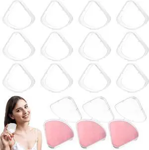 Clear Makeup Puff Case 12 PCS Triangle Powder Holder Cases Portable Cosmetic Puffs Protective Makeup Sponge Container Box Travel Make Up Sponge Holder Clear Reusable Dust Proof Protective Clear Makeup Puff Case 12 PCS Triangle Powder Holder Cases Portable Cosmetic Puffs Protective Makeup Sponge Container Box Travel Make Up Sponge Holder Clear Reusable Dust Proof Protective