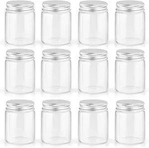 12 Pack 2Ounces Glass Jars with Lids,Clear Mini Mason Jars Glass Jars with Aluminum Airtight Lids Round Canning Storage Jars Containers for Essential Oils,Cream,Powders,Ointments,Herbs,Art Craft 12 Pack 2Ounces Glass Jars with Lids,Clear Mini Mason Jars Glass Jars with Aluminum Airtight Lids Round Canning Storage Jars Containers for Essential Oils,Cream,Powders,Ointments,Herbs,Art Craft