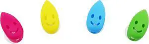 EIKS 4 Set Travel Toothbrush Head Cover Cap with Suction Cup | Portable Protective Covers, Color-coded, For Bathroom Wall Mirror Mounting EIKS 4 Set Travel Toothbrush Head Cover Cap with Suction Cup | Portable Protective Covers, Color-coded, For Bathroom Wall Mirror Mounting