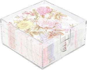 Acrylic Cocktail Napkin Holder for Table Beverage Napkin Holder Clear Guest Towel Holders Square Napkins Tray for for Bathroom, Kitchen, Parties(SIZE:5.5x5.5in) Acrylic Cocktail Napkin Holder for Table Beverage Napkin Holder Clear Guest Towel Holders Square Napkins Tray for for Bathroom, Kitchen, Parties(SIZE:5.5x5.5in)