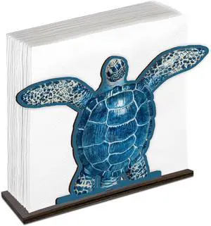 Sea Turtle Napkin Holder for Table - Wooden Coastal Decor - Ocean Theme Tissue Holder for Kitchen Dining Room Restaurant Tissue Dispenser Sea Turtle Napkin Holder for Table - Wooden Coastal Decor - Ocean Theme Tissue Holder for Kitchen Dining Room Restaurant Tissue Dispenser
