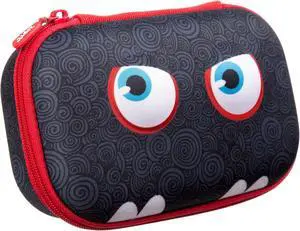 ZIPIT Wildlings Pencil Box for Kids, Large Pencil Case for School, Black | Sturdy hard shell pencil box for kids, machine washable, secure zipper closure, holds 60 pens & pencils, crack-proof material ZIPIT Wildlings Pencil Box for Kids, Large Pencil Case for School, Black | Sturdy hard shell pencil box for kids, machine washable, secure zipper closure, holds 60 pens & pencils, crack-proof material