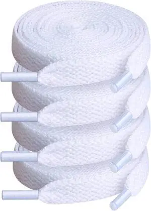 Teskyer Shoe Laces for Sneakers, 4 Pairs Flat Shoelaces | Refresh Worn Sneakers, Strong Braided Polyester, 4 Pairs Value Pack, Multiple Lengths & Colors Available Teskyer Shoe Laces for Sneakers, 4 Pairs Flat Shoelaces | Refresh Worn Sneakers, Strong Braided Polyester, 4 Pairs Value Pack, Multiple Lengths & Colors Available