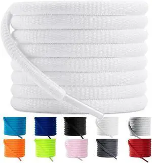 1 Pair Oval ShoeLaces Athletic Shoe Laces Round Running Shoelace 1 Pair Oval ShoeLaces Athletic Shoe Laces Round Running Shoelace