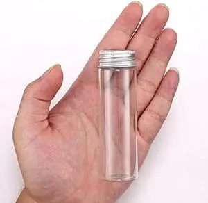 TOBWOLF Glass Spice Jars, 12PCS 50ml / 1.7oz Containers with Aluminum Lids | Cork/Aluminum Lids | Clear Glass Storage | Easy Spice Organization | Ideal for Kitchen Pantry, Cooking & Camping Use TOBWOLF Glass Spice Jars, 12PCS 50ml / 1.7oz Containers with Aluminum Lids | Cork/Aluminum Lids | Clear Glass Storage | Easy Spice Organization | Ideal for Kitchen Pantry, Cooking & Camping Use