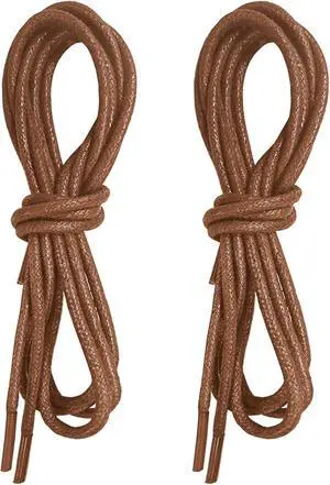 2 Pairs Waxed Oxford Shoelaces for Dress Shoes, 2.5mm Round Replacement Shoe Laces for Business Shoes, 90cm/35.4" 2 Pairs Waxed Oxford Shoelaces for Dress Shoes, 2.5mm Round Replacement Shoe Laces for Business Shoes, 90cm/35.4"
