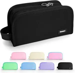 Sooez Wide Opening Pencil Case, Large Capacity Pencil Pouch Organizer Aesthetic Pencil Bag for School Supplies Stationery, Marker Pouch Makeup Bag Organizer Sooez Wide Opening Pencil Case, Large Capacity Pencil Pouch Organizer Aesthetic Pencil Bag for School Supplies Stationery, Marker Pouch Makeup Bag Organizer