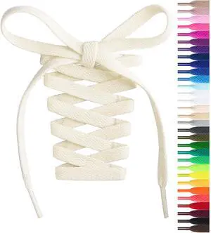 Handshop Flat Shoelaces 5/16", 31 Colors in 36"-72" Shoe Laces For Sneakers | Replacements Shoe Laces For Sneakers and Athletic Shoes Strings Handshop Flat Shoelaces 5/16", 31 Colors in 36"-72" Shoe Laces For Sneakers | Replacements Shoe Laces For Sneakers and Athletic Shoes Strings