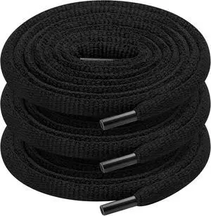 UpUGo 3 Pair Oval Shoe Laces, Half Round 1/4" Shoelaces | Athletic Running Sneakers Shoes Boot Strings UpUGo 3 Pair Oval Shoe Laces, Half Round 1/4" Shoelaces | Athletic Running Sneakers Shoes Boot Strings