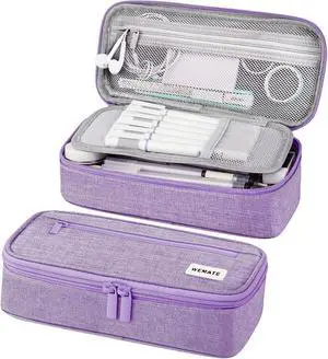 WEMATE Pencil Case, Large Storage Organizer, Makeup Bag, Teacher Must - have, Big Pencil Pouch, Marker Case for College WEMATE Pencil Case, Large Storage Organizer, Makeup Bag, Teacher Must - have, Big Pencil Pouch, Marker Case for College
