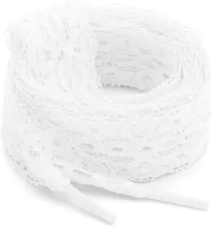 Flat Lace Fancy Shoelaces: 2 Pairs 3CM Wide Women Lacy Shoe Laces | Cute Sneakers Shoestrings, Soft Nylon Material, 14 Lengths, 13 Colors, Fit for Tennis Shoes/High Tops/Boots Flat Lace Fancy Shoelaces: 2 Pairs 3CM Wide Women Lacy Shoe Laces | Cute Sneakers Shoestrings, Soft Nylon Material, 14 Lengths, 13 Colors, Fit for Tennis Shoes/High Tops/Boots