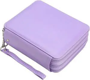 72 Slots Pencil Case Organizer w/Removal Handle Strap | 3-Layer Zipped Pencils Box Large for Colored Pencils Watercolor Pencils for Office and Travel for Artist 72 Slots Pencil Case Organizer w/Removal Handle Strap | 3-Layer Zipped Pencils Box Large for Colored Pencils Watercolor Pencils for Office and Travel for Artist