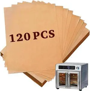 KAWENDE 120 Pcs Air Fryer Liners, 10''x11'' Disposable Compatible with Emeril Lagasse 26 QT French Door 360 Air Fryer, Parchment Paper Sheets for Air Fryer Accessories KAWENDE 120 Pcs Air Fryer Liners, 10''x11'' Disposable Compatible with Emeril Lagasse 26 QT French Door 360 Air Fryer, Parchment Paper Sheets for Air Fryer Accessories