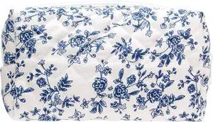 PAZIMIIK Small Quilted Makeup Bag,Zipper Cosmetic Pouch,Jouy Blue | Elegant Cosmetic Bag Organizer for Women,Purse Storage Holds Makeup,Toiletries,Skincare,Beauty Essentials,Travel Items PAZIMIIK Small Quilted Makeup Bag,Zipper Cosmetic Pouch,Jouy Blue | Elegant Cosmetic Bag Organizer for Women,Purse Storage Holds Makeup,Toiletries,Skincare,Beauty Essentials,Travel Items