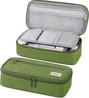 WEMATE Pencil Case, Large Storage Organizer, Makeup Bag, Teacher Must - have, Big Pencil Pouch, Marker Case for College WEMATE Pencil Case, Large Storage Organizer, Makeup Bag, Teacher Must - have, Big Pencil Pouch, Marker Case for College