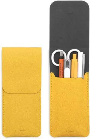 LHiDS Leather Pencil Pouch, Pen Bag for Three Fountain, Ballpoint & Rollerball Pens, Small Pencil Case, Travel Bags Organizer LHiDS Leather Pencil Pouch, Pen Bag for Three Fountain, Ballpoint & Rollerball Pens, Small Pencil Case, Travel Bags Organizer