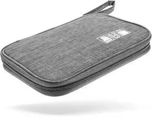Yamrots Travel Cable Organizer, Electronic Organizer Travel Case, Portable Storage Bag for SD Card, Charger, Power Bank, Earphone (Grey) Yamrots Travel Cable Organizer, Electronic Organizer Travel Case, Portable Storage Bag for SD Card, Charger, Power Bank, Earphone (Grey)