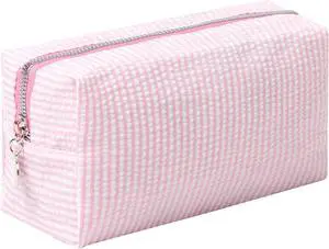 Makeup Bag Cosmetic Bag Travel Toiletry Bag Aesthetic Canvas Organizer Bag Zipper Pouch for Women (M-pink) Makeup Bag Cosmetic Bag Travel Toiletry Bag Aesthetic Canvas Organizer Bag Zipper Pouch for Women (M-pink)
