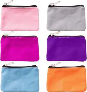 HappyDaily 6 Pack Canvas Zipper Bags Small Makeup Bags Lipstick Cosmatic Organizer Storage Pouch Carrying Purse (Pink/Hotpink/Sky Blue/Purple/Orange/Grey, (3.1" x 5.1")) HappyDaily 6 Pack Canvas Zipper Bags Small Makeup Bags Lipstick Cosmatic Organizer Storage Pouch Carrying Purse (Pink/Hotpink/Sky Blue/Purple/Orange/Grey, (3.1" x 5.1"))