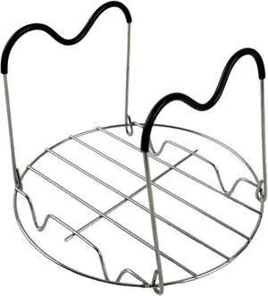 Steamer Cookware Rack for Pressure Cooker | Compatible with Instant Pot Trivet, Steamer Rack Trivet for 6/8 Qt, Heat Resistant Accessory, Dishwasher Safe Steamer Cookware Rack for Pressure Cooker | Compatible with Instant Pot Trivet, Steamer Rack Trivet for 6/8 Qt, Heat Resistant Accessory, Dishwasher Safe