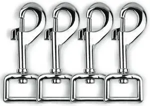 Garwor Heavy Duty Chrome Swivel Snap Hooks with Spring 3/4" 4 Pcs,Trigger Clip Snaps Dog Leashes Key Chain for Linking Pet Leash & Collar, Purse Straps,DIY Crafts Garwor Heavy Duty Chrome Swivel Snap Hooks with Spring 3/4" 4 Pcs,Trigger Clip Snaps Dog Leashes Key Chain for Linking Pet Leash & Collar, Purse Straps,DIY Crafts