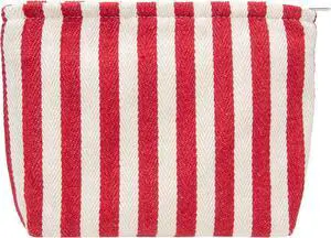 Flat Makeup Bag for Women,Zipper Cosmetic Pouch for Purse,Stripe Red | Canvas-Lined Makeup Organizer for Purse, Cosmetics, Toiletries, Skincare, Travel Essentials, Brushes, Lipstick and Sunscreen Flat Makeup Bag for Women,Zipper Cosmetic Pouch for Purse,Stripe Red | Canvas-Lined Makeup Organizer for Purse, Cosmetics, Toiletries, Skincare, Travel Essentials, Brushes, Lipstick and Sunscreen
