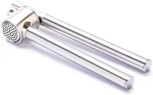 Manual Garlic Press, 165 Grams 304 Stainless Steel Garlic Paste Tools for Crushing Vegetables and Spice (1) Manual Garlic Press, 165 Grams 304 Stainless Steel Garlic Paste Tools for Crushing Vegetables and Spice (1)