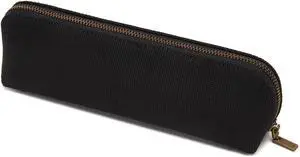 Pencil Case Small Pencil Pouch Slim (Black, Canvas) Pencil Case Small Pencil Pouch Slim (Black, Canvas)