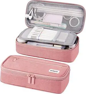 WEMATE Pencil Case, Large Storage Organizer, Makeup Bag, Teacher Must - have, Big Pencil Pouch, Marker Case for College WEMATE Pencil Case, Large Storage Organizer, Makeup Bag, Teacher Must - have, Big Pencil Pouch, Marker Case for College