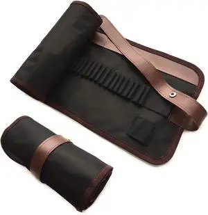 Canvas Pencil Wrap Case, 48 Holes Colored Pencil Roll Holder Storage Pouch for Office (48 Holes, Brown) Canvas Pencil Wrap Case, 48 Holes Colored Pencil Roll Holder Storage Pouch for Office (48 Holes, Brown)