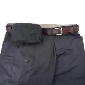 Tintris Belt Zipper Pouch for Men Women YKK Zippers, EDC Belt Pouch Waist Pack Bag for Camping, Hiking, Water Resistant, Tough Waxed Canvas, Black, Size M Tintris Belt Zipper Pouch for Men Women YKK Zippers, EDC Belt Pouch Waist Pack Bag for Camping, Hiking, Water Resistant, Tough Waxed Canvas, Black, Size M