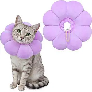 Cat Cone Collar Comfy Flower Style Elizabeth Collar Soft Waterproof Cat Recovery Collars Stop Licking Scratching After Surgery Cute Adjustable Lightweight Kitten Collars for Cats Kittens Small Dogs Cat Cone Collar Comfy Flower Style Elizabeth Collar Soft Waterproof Cat Recovery Collars Stop Licking Scratching After Surgery Cute Adjustable Lightweight Kitten Collars for Cats Kittens Small Dogs