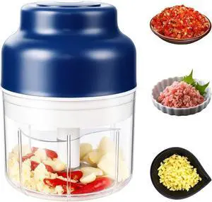 Electric mini garlic mincer set,2025 new small garlic mincer, electric food chopping tool, USB charging, wireless vegetable grinder, suitable for ginger, pepper, fruit(250ml) Electric mini garlic mincer set,2025 new small garlic mincer, electric food chopping tool, USB charging, wireless vegetable grinder, suitable for ginger, pepper, fruit(250ml)