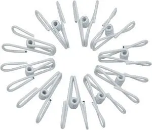 30 Pcs 2 Inch White Chip Clips, PVC Coating High Elasticity Strength Clothes Pins, Food Clips and Bag Clips 30 Pcs 2 Inch White Chip Clips, PVC Coating High Elasticity Strength Clothes Pins, Food Clips and Bag Clips