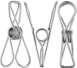 Clothes Pins Metal Stainless Steel Clothespins Laundry Pin Bag Photo Clips | pin stainless outdoor steel clothesline chip strong line wooden clothespin plastic bulk outside close cloths hanging bags Clothes Pins Metal Stainless Steel Clothespins Laundry Pin Bag Photo Clips | pin stainless outdoor steel clothesline chip strong line wooden clothespin plastic bulk outside close cloths hanging bags